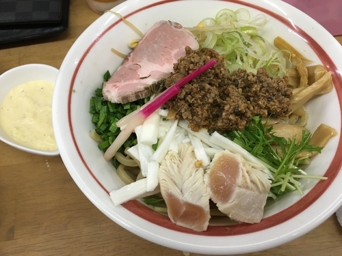 「皐月の一杯 名古屋風和えそばD」@MENYA 食い味の道有楽の写真