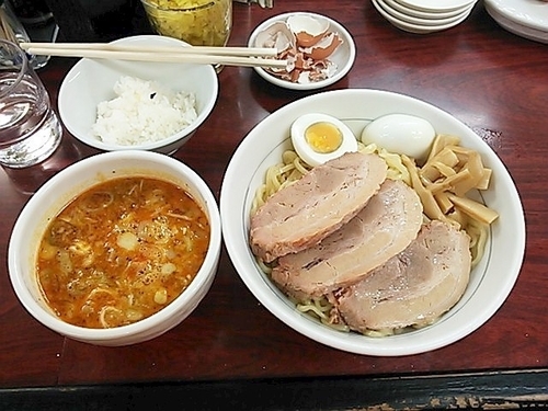 「ゴコウニクつけ麺（担々）」@我流担々麺 竹子 本郷店の写真