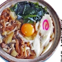 すきやきうどん900円＋かき揚げ120円