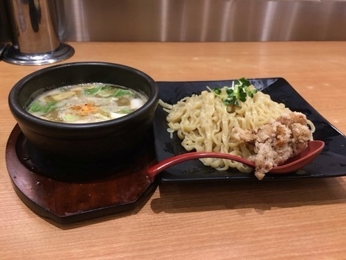 「濃厚強火炊きつけ麺 840円」@鶏と魚だしのつけめん哲 溝の口店の写真