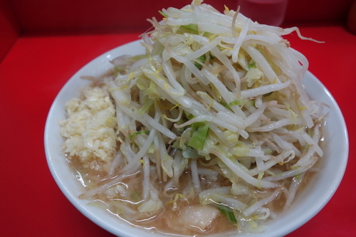 「小らーめんニンニク700円」@ラーメン二郎 松戸駅前店の写真