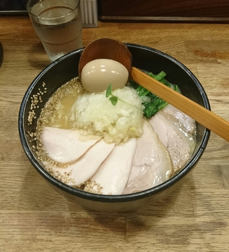 「鶏白湯らーめん (大盛)」@麺屋時茂の写真