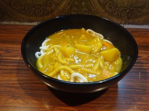 「黄色いカレーうどん」@にし川の写真