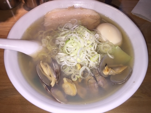 「あさり〜潮〜（大盛）」@らーめん 月の兎影の写真