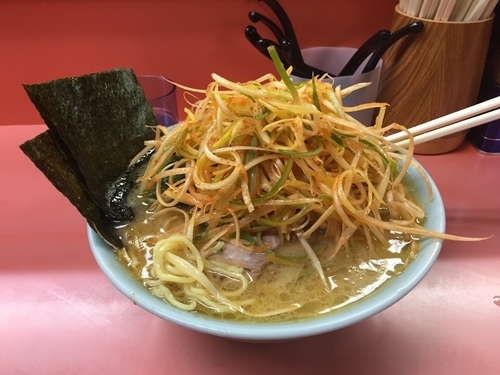 「ネギチャーシュー麺 中盛」@千家 根岸店の写真