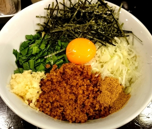 「台湾まぜそばZ 850円」@自家製麺ほうきぼし 神田店の写真