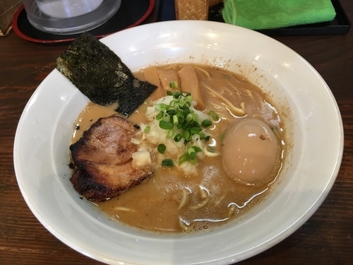 「限定B 濃厚煮干しそば」@麺屋たつみ 喜心 秩父店の写真