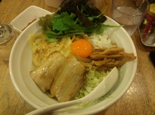 「まぜそば大盛」@つけめん桜坂の写真