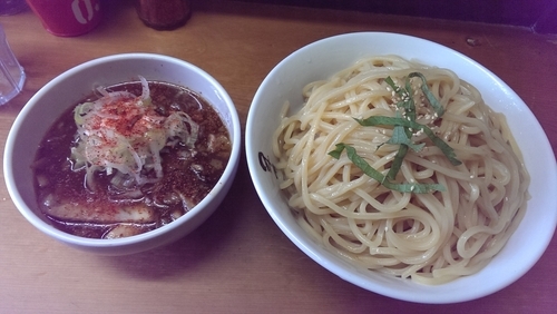 「ねぎつけ麺、特盛」@つけ麺 千兵衛の写真