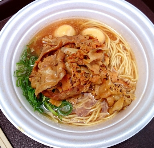 「炎！燃！肉巻き極上中華そば」@水戸のラーメンまつりⅡ ～炎のラーメンウィーク～の写真