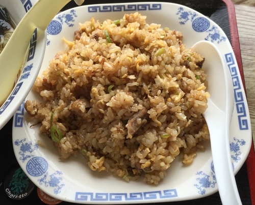 「半チャーハン・ラーメン（￥650）」@手打ち G麺の写真