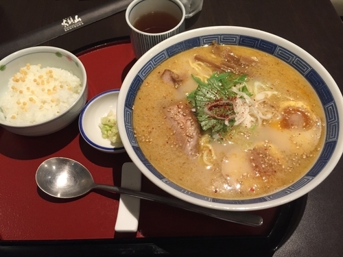 「味噌ラーメン」@らーめん山頭火 伊勢丹バンコク店の写真