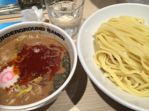 「辛つけ麺 濃厚」@TOKYO UNDER GROUND RAMEN 頑者の写真