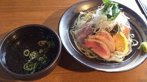「鴨つけそば」@寿製麺よしかわ 川越店の写真