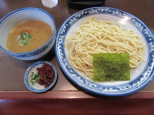 「エビ辛しつけそば＋大盛（８３０＋５０＝８８０円）」@中華そば・つけそば 浜屋の写真