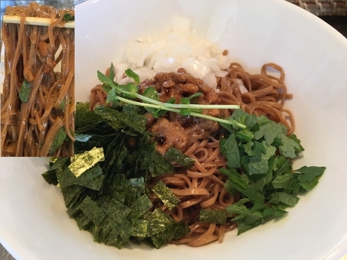 「冷やし隠玉納豆 ¥680 (夏季限定)」@さんじの写真