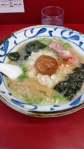 「みぞれラーメン」@がんこや かるがんラーメン 千代田本店の写真
