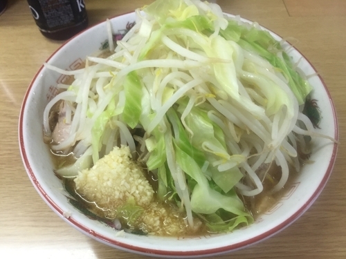 「小ラーメン、ニンニク。」@ラーメン二郎 栃木街道店の写真