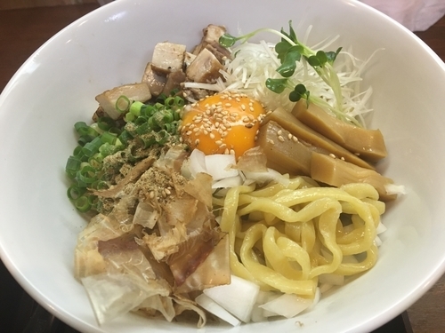 「【限定】アゴ煮干しまぜそば830円」@麺匠 たいらの写真