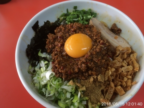 「限定麺 台湾まぜそば 中 ¥900」@らー麺 ぶたのジョーの写真