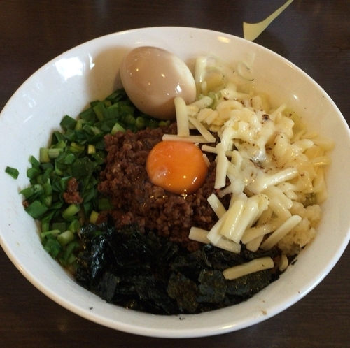 「ペニー台湾まぜそば」@つけ麺 弥七の写真