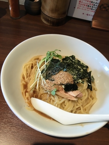 「鶏と煮干しのあぶらそば」@鷄白湯そば葵の写真