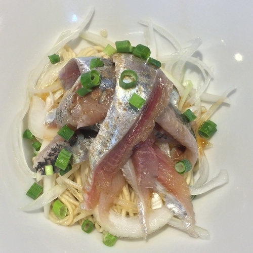 「いわしそば ¥390円」@寿製麺よしかわ 川越店の写真