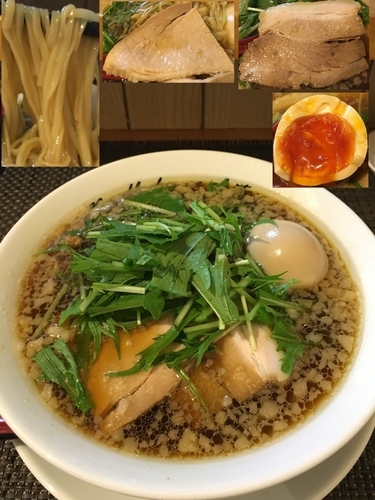 「【5/14限定】闇出汁醤油らぁ麺 700円」@麺庵ちとせの写真