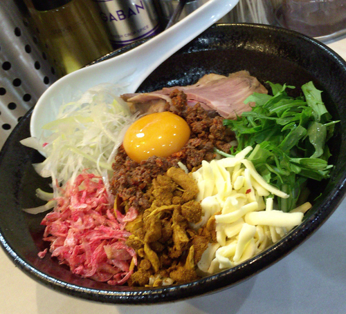 「【限定】 カレー油そば　780円」@麺屋 扇 SENの写真