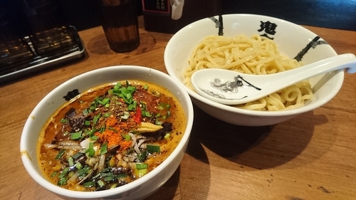「肉増カラシビつけ麺(中盛･カラ増し･シビ増し)」@カラシビ味噌らー麺・つけ麺 神田本店の写真