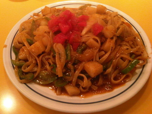 「カレーミート(680円・レギュラー300g)」@関谷スパゲティの写真