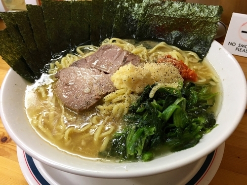「のりラーメン 中 ¥780 (カタメ、コイメ、オオメ)」@横浜家系ラーメン 武蔵境つばさ家の写真