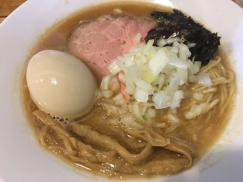 「煮干し鶏そば」@中華蕎麦 はざまの写真