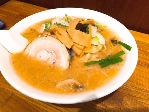 「味噌野菜ラーメン」@旭川ラーメン 番外地 北口店の写真