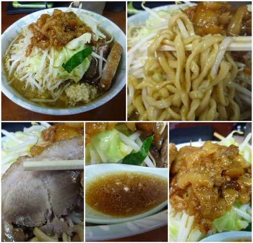 「小ラーメン¥700（ニンニク・アブラ）」@ラーメン二郎 めじろ台法政大学前店の写真