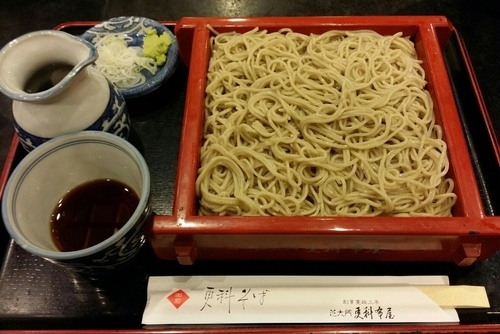 「生粉打ち 800円」@芝大門 更科布屋 本店の写真