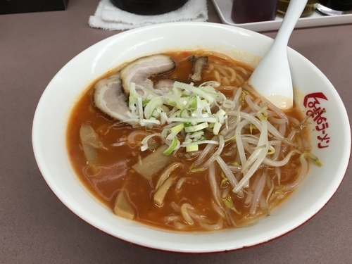 「辛々ラーメン」@くるまやラーメン おゆみ店の写真