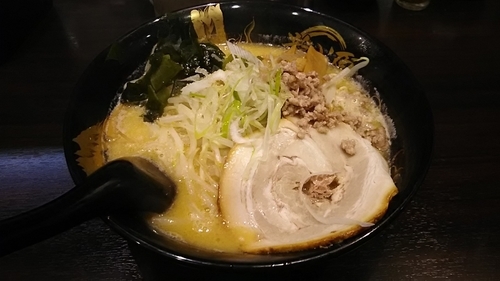 「味噌らーめん800円」@北海道らーめん 龍源 所沢1号店の写真