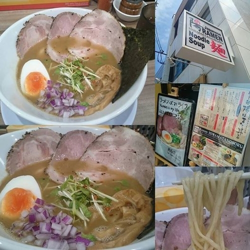 「鶏豚骨煮干ラーメン」@ラー麺 陽はまた昇る 伏見稲荷駅前本店の写真