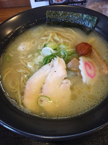 「濃厚鶏塩そば 750円」@らぁ麺 おかむらの写真