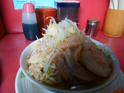 「ラーメン（野菜以外全マシ）」@ラーメン二郎 大宮店の写真