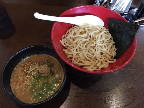 「濃厚つけ麺(800円) 麺大盛(サービス)」@中華そば うづまきの写真