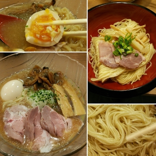 「《川瀬・高橋作》芳醇あさり冷そば880円 和え玉180円」@鯛塩そば 灯花 本店の写真