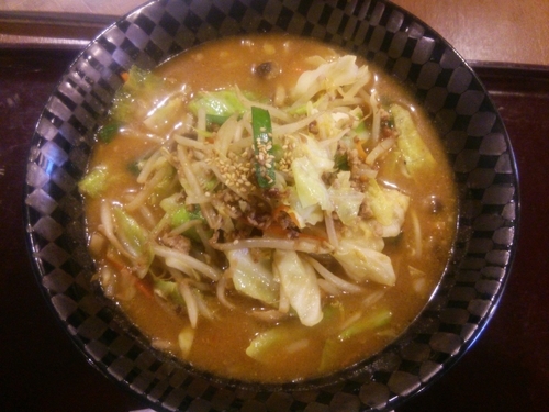 「野菜たっぷり味噌らーめん」@レストランゆま～るの写真