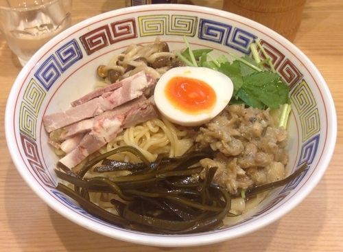 「もつけの浅利和えそば(限定30食)800円」@ほっこり中華そば もつけの写真