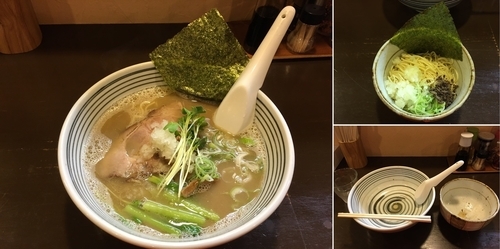 「濃厚煮干ラーメン ＋追い麺」@麺屋 くろまるの写真