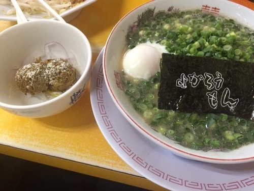 「ネギ温玉インド玉スーパー粉落とし」@よかろうもんの写真