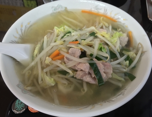 「タンメン＋半チャーハン（￥470＋￥330）」@中華料理 良美の写真