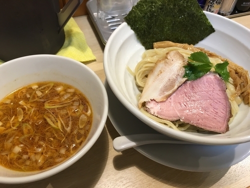「限定 あっさりつけ麺(エビ風味)」@麺屋壱心の写真