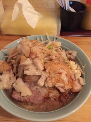 「えぼし麺 全部入り 固まり脂」@えぼし麺 菜良の写真